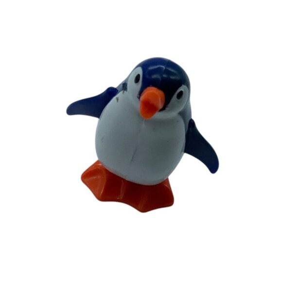 Vtg 1977 TOMY Wind Up Toy Collectible Mini Penguin Waddle Working - Picture 6 of 7